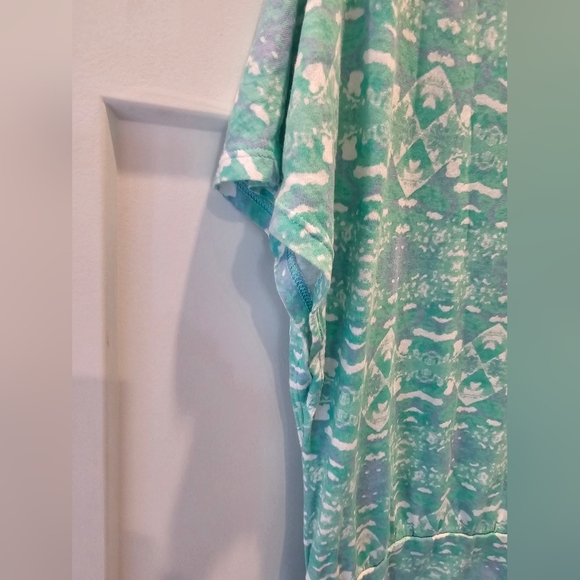 Victoria’s Secret Green Ruched Casual Dress XS Cotton Modal - Picture 3 of 10